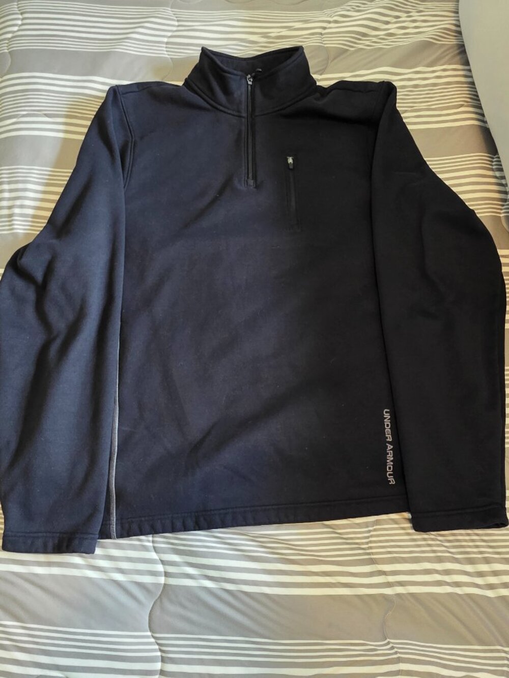 Mens Quarter Zip Under Armour Fleet Lined Sweater
